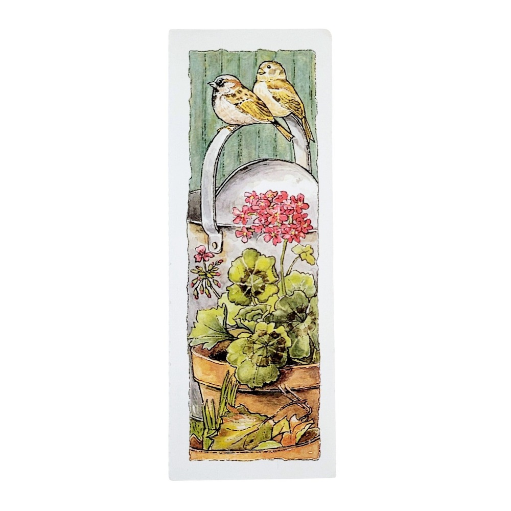 Vintage Y2K House English Sparrow paper Bookmark, Dover Pub. Favorite Birds 2002